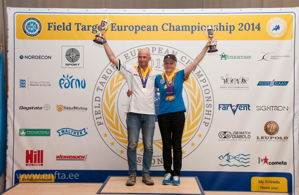 Best PCP and Springer shooter at European Field Target Championship 2014